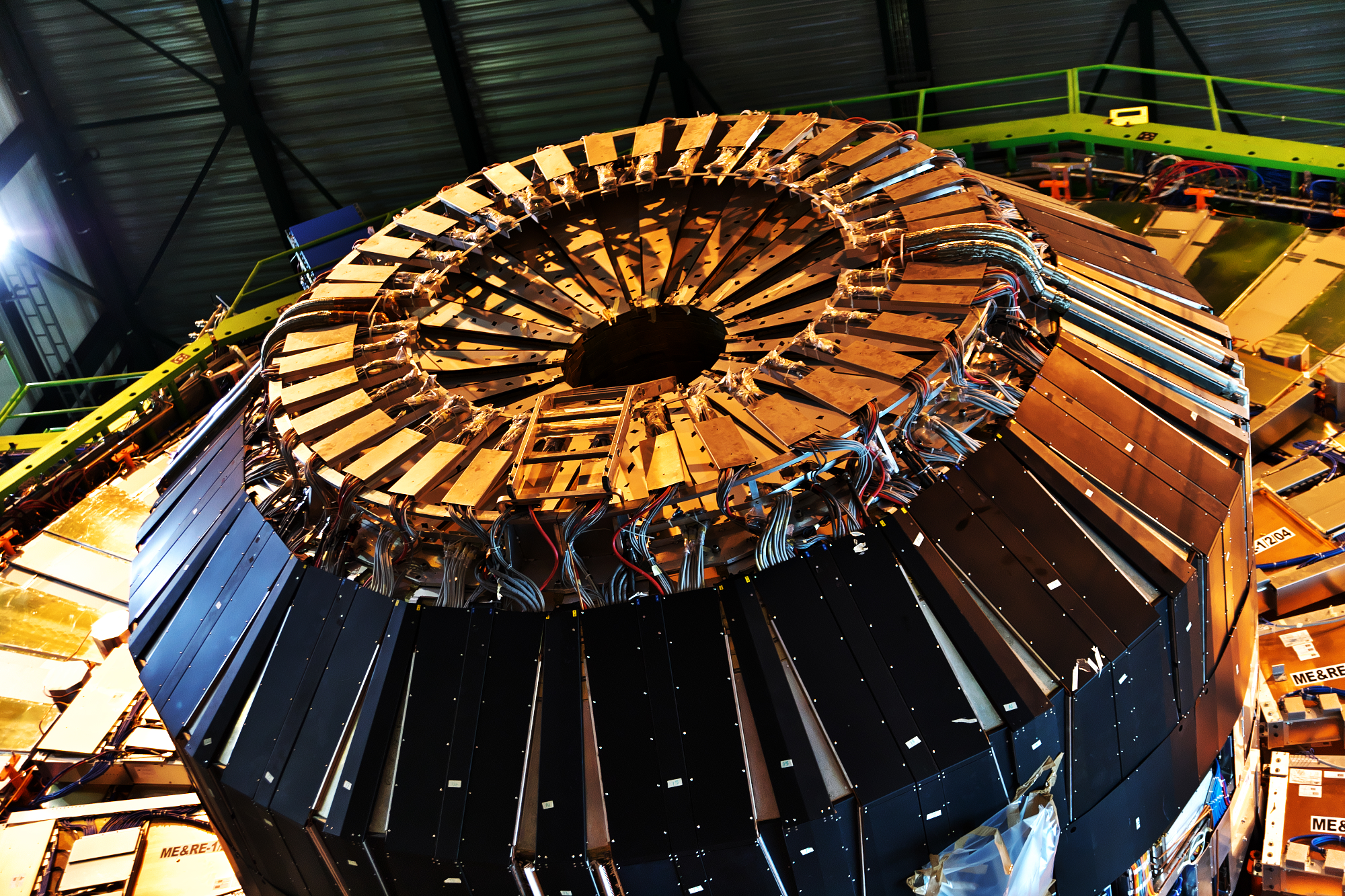 Scientific apparatus photographed at CERN