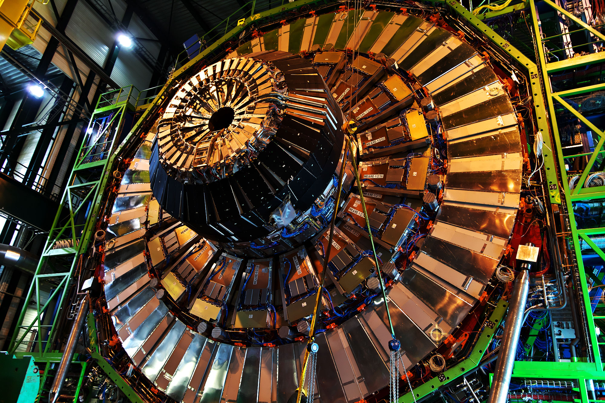 Research machinery and its surrounding infrastructure at CERN